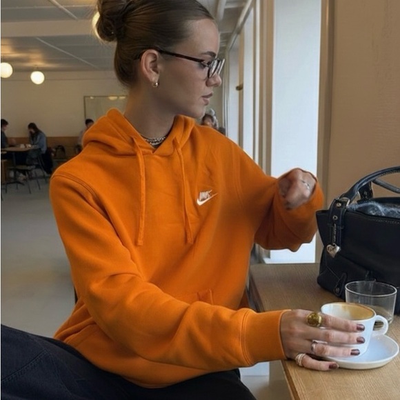 Nike Vibrant Orange Hoodie - Picture 3 of 3